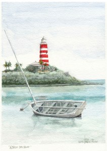 Abaco Sailboat, Hope Town, Bahamas